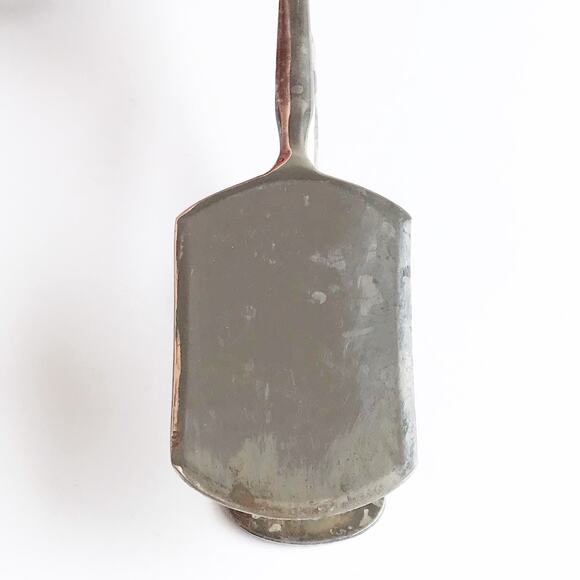 Vintage Silver Serving Scissors Serving Piece Flat Vegetable Tongs Holiday Gifts - Picture 7 of 12